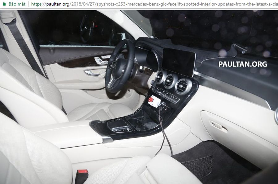 Bắt gặp X253 Mercedes-Benz GLC cập nhật với khoang cabin nâng cấp