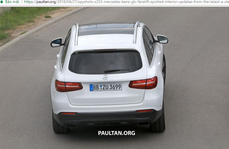 Bắt gặp X253 Mercedes-Benz GLC cập nhật với khoang cabin nâng cấp