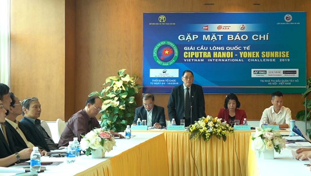 Gần 300 VĐV tham dự Giải cầu lông quốc tế Ciputra Hanoi 2019