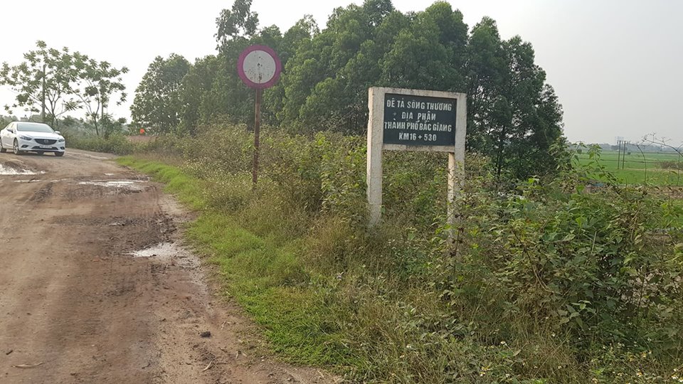 Bắc Giang: Đê tả sông Thương