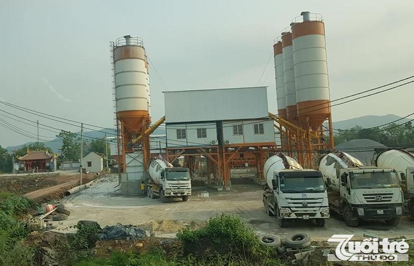 Trạm trộn bê tông TPA không được cấp phép, luôn có nhiều xe túc trực để