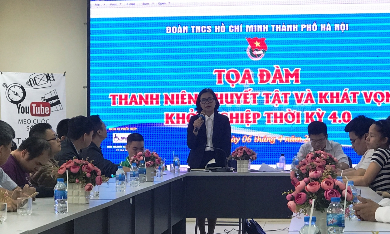 Tọa đàm “Thanh niên khuyết tật và khát vọng khởi nghiệp 4.0