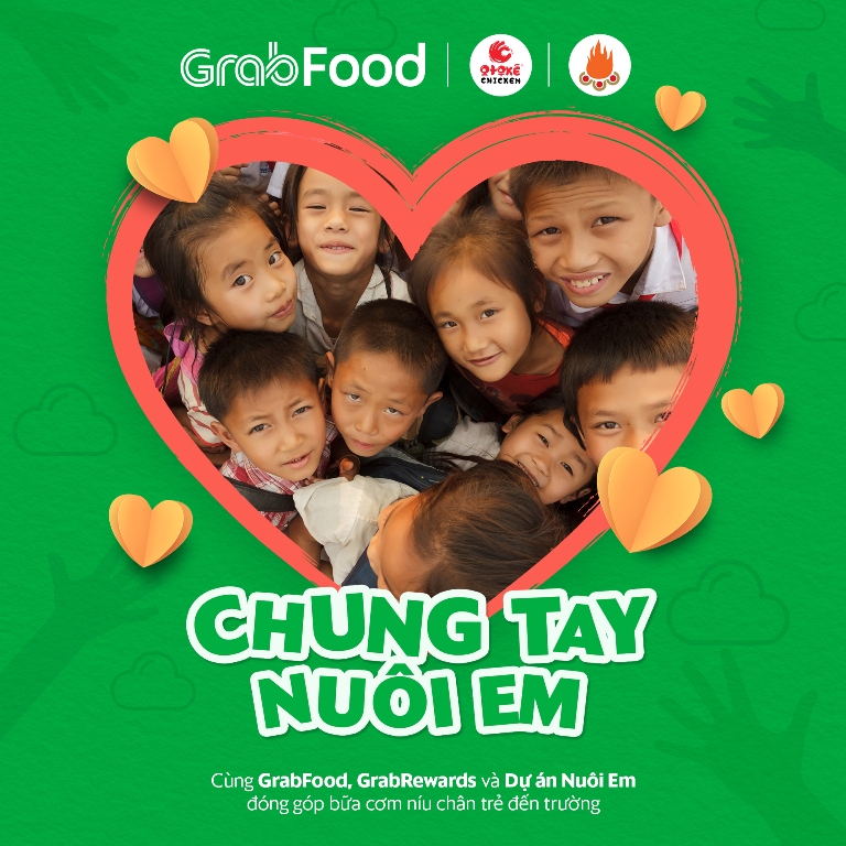 Grab và dự án “Nuôi em” mang 117.000 bữa ăn tới trẻ em nghèo Tây Bắc