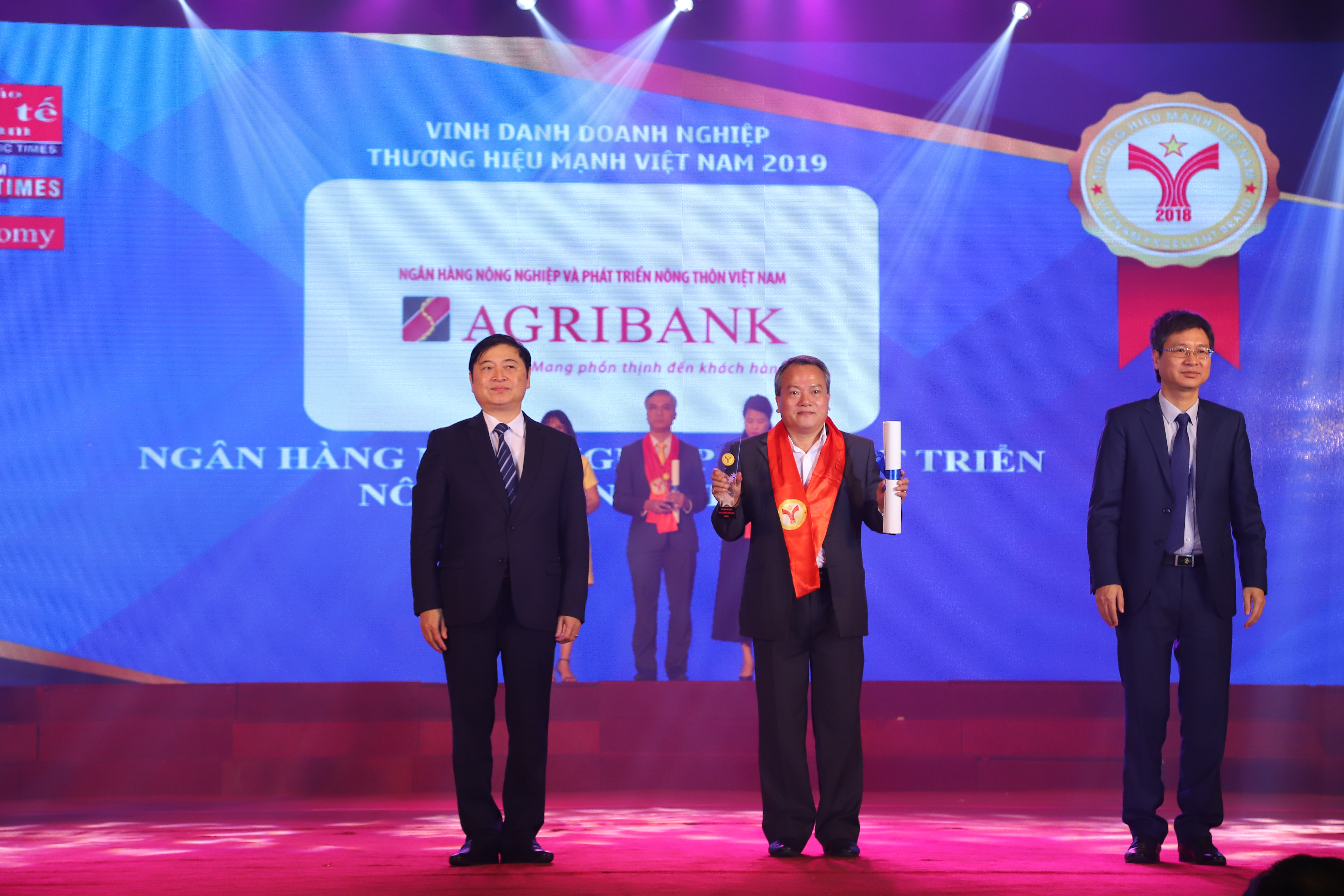 Agribank tự hào được vinh danh Thương hiệu mạnh Việt Nam 2018