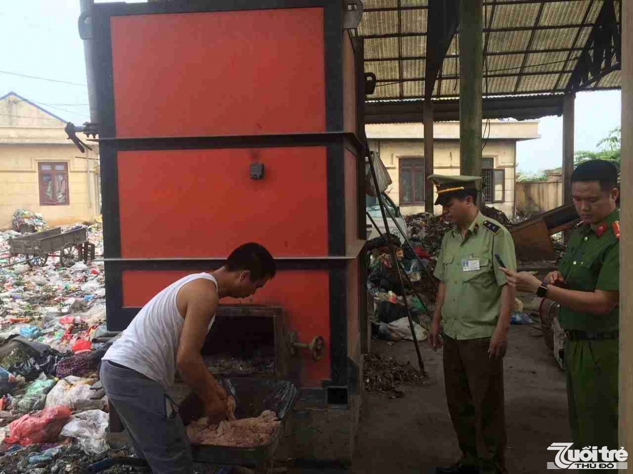 Bắc Giang: Phát hiện hơn 1 tấn lòng lợn, thịt lợn không có nguồn gốc