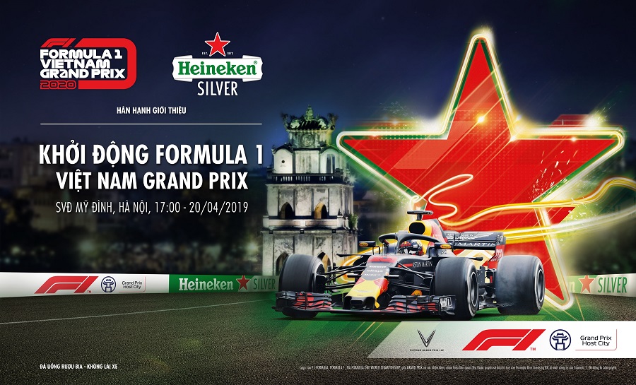 Sự kiện “Khởi động Formula 1 Việt Nam Grand Prix” vào tối ngày 20/4/2019 tại Quảng trường Sân Vận động Quốc gia Mỹ Đình, Hà Nội.