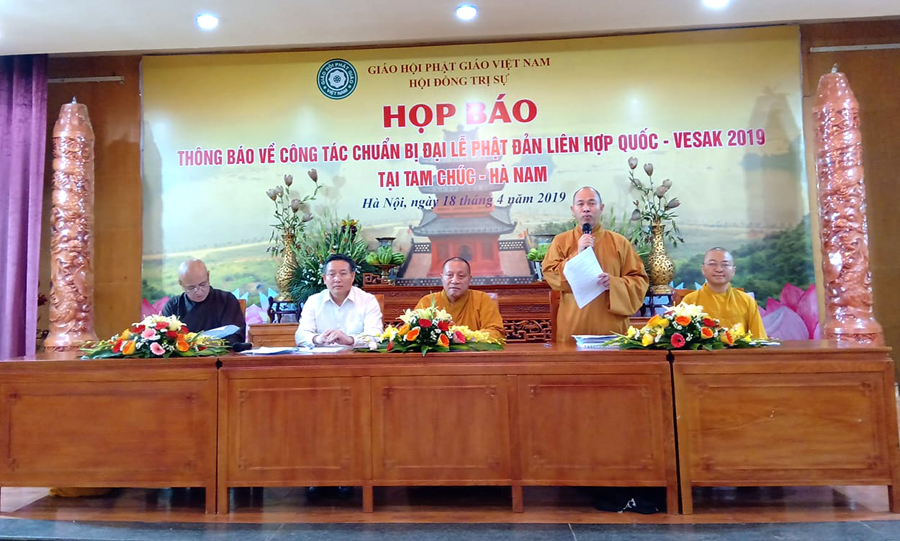 Công tác chuẩn bị tổ chức Đại lễ Vesak Liên hợp quốc 2019 tại Việt Nam đã sẵn sàng