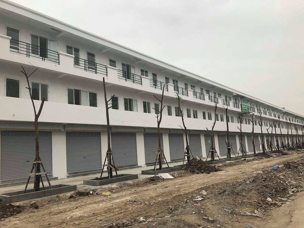 Khu nhà ở thương mại được xây dựng sau khi thu hồi đất của dân