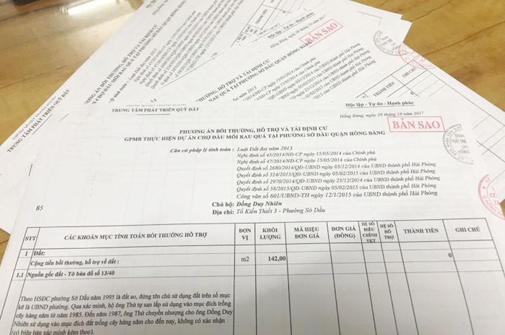 Phương án bồi thường