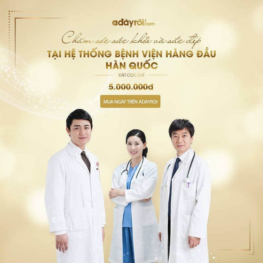 Đăng ký đi “làm đẹp” tại Hàn Quốc trên website Adayroi.com.