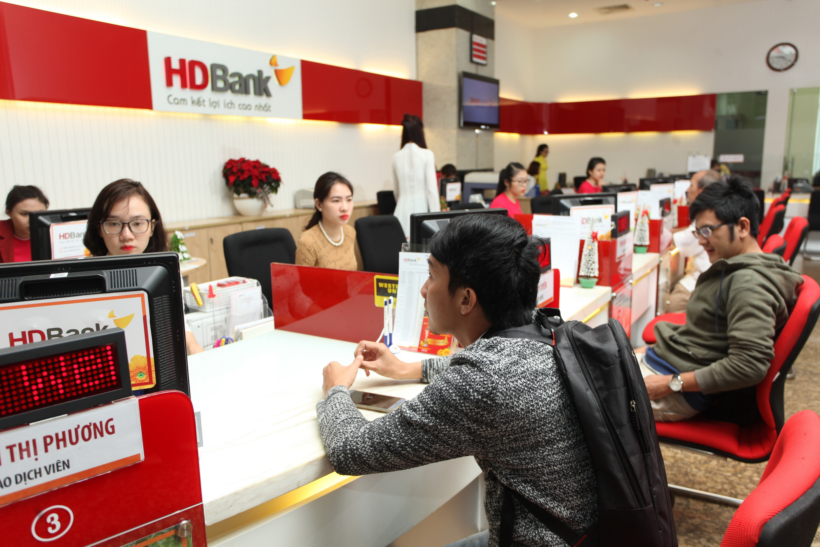 HDBank vượt 1.100 tỷ đồng lợi nhuận Quý I