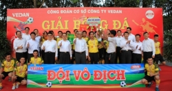 Tưng bừng khởi tranh giải bóng đá thường niên “Cúp Vedan” lần thứ 20