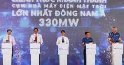 Cụm nhà máy điện mặt trời 330MWP lớn nhất Đông Nam Á chính thức hòa lưới điện quốc gia