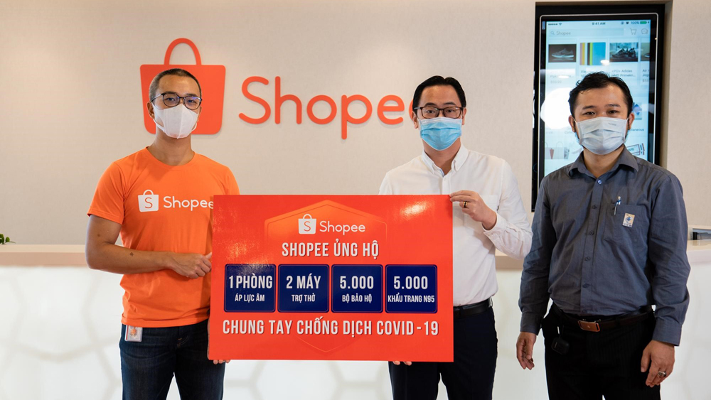 Shopee ủng hộ 3 tỷ đồng cho công tác phòng chống dịch Covid-19 