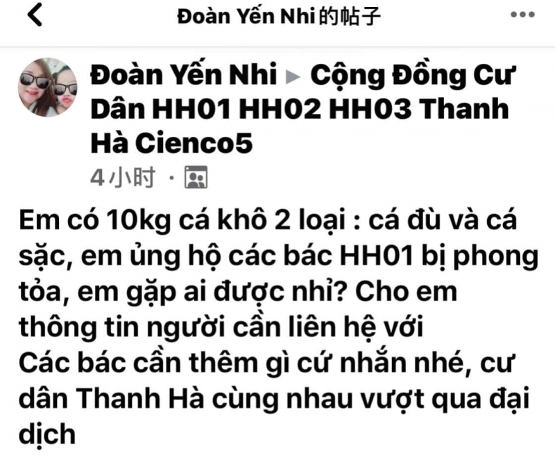 Ấm áp tình người ở khu cách ly Thanh Hà