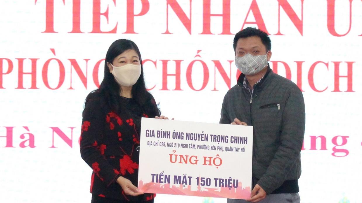 MTTQ Việt Nam thành phố Hà Nội tiếp nhận hơn 10,5 tỷ đồng ủng hộ công tác phòng, chống dịch Covid-19