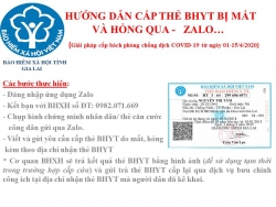 Bảo hiểm xã hội  tỉnh Gia Lai tạm thời tiếp nhận hồ sơ qua Zalo trong thời gian cách ly xã hội