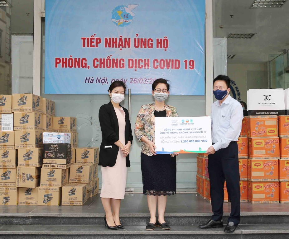 Nestlé Việt Nam hỗ trợ 12 tỷ đồng cho hoạt động chống dịch Covid-19