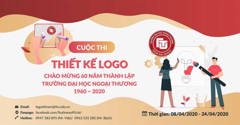 Thi thiết kế logo chào mừng kỷ niệm 60 năm thành lập trường Đại học Ngoại thương