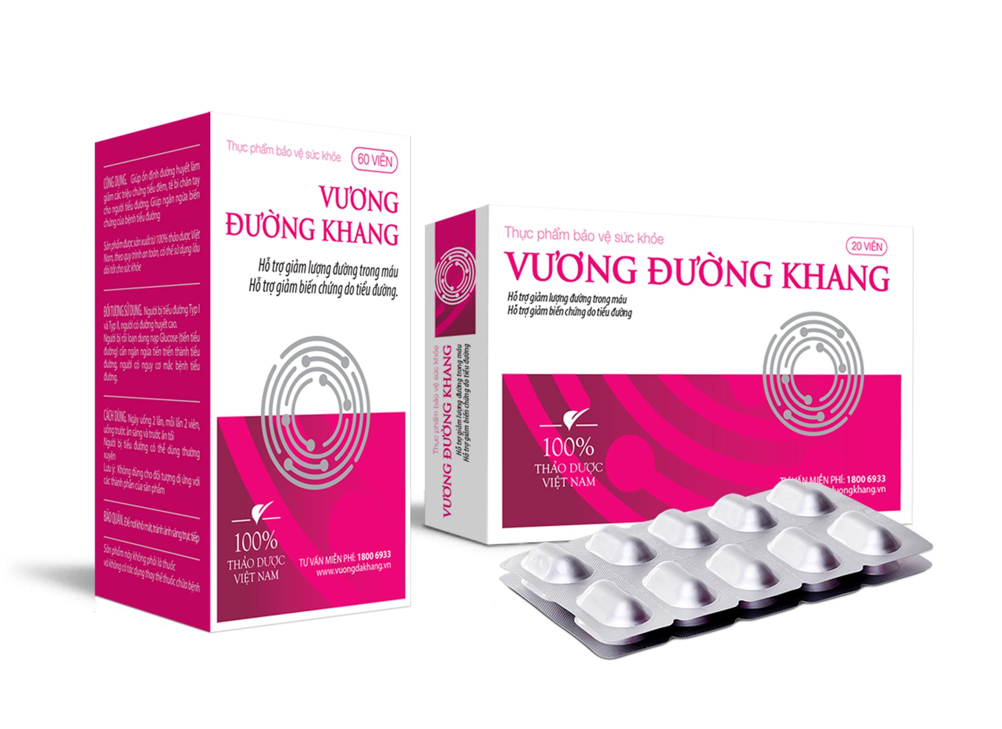 Thực phẩm bảo vệ sức khỏe Vương Đường Khang được