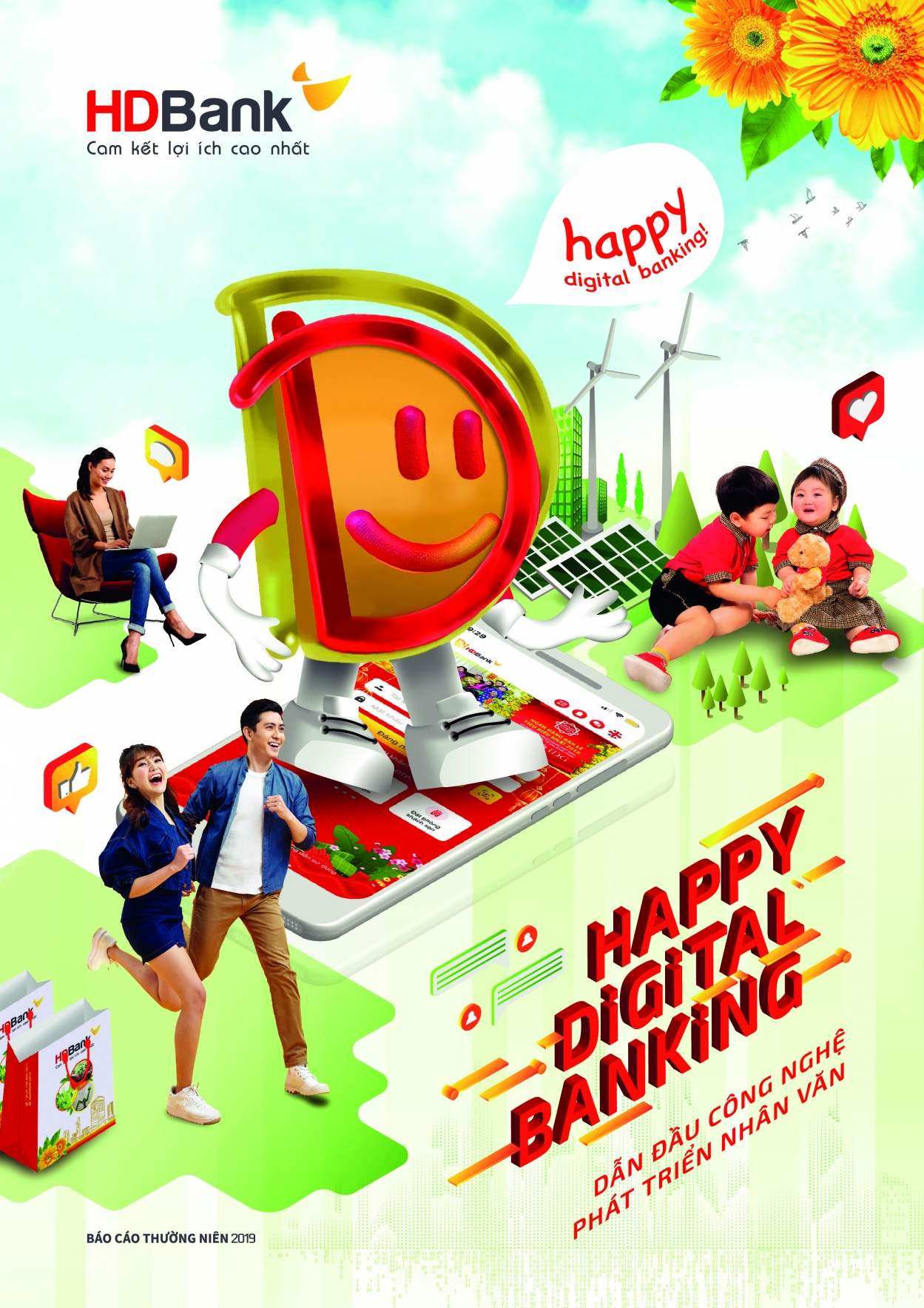 Ghi nhận một năm kinh doanh đột phá, HDBank định hướng phát triển “Happy Digital Bank”