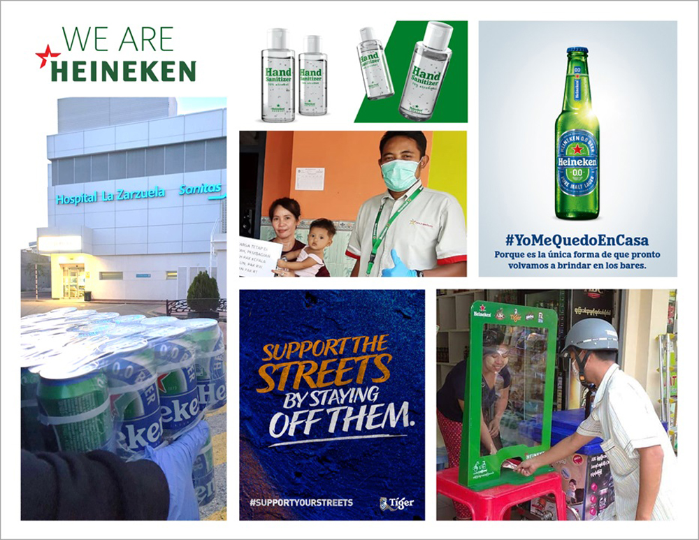 Các hoạt động chung tay chống đại dịch Covid-19 của HEINEKEN toàn cầu