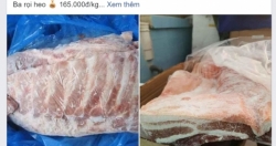 Thịt lợn đông lạnh nhập khẩu tràn ngập “chợ online”: Khó kiểm soát nguồn gốc