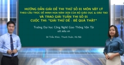 “Giải thử đề - Bê quà thật” khích lệ thí sinh ôn thi THPT quốc gia