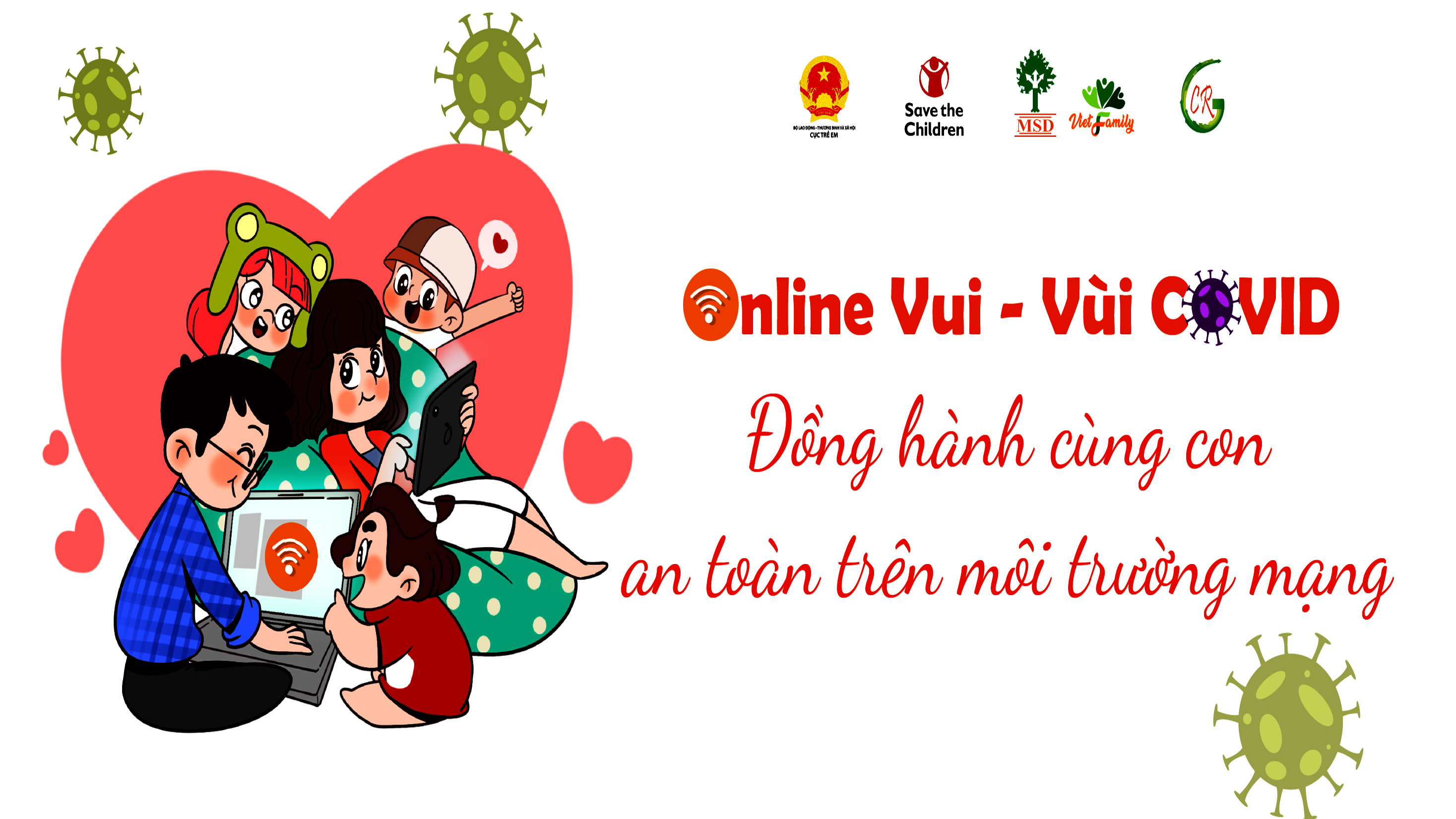 Đồng hành cùng trẻ em an toàn trên môi trường mạng internet