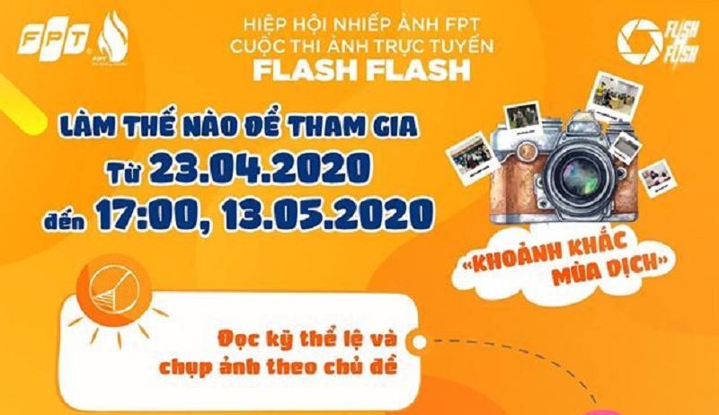 Cuộc thi ảnh trực tuyến “Flash Flash - Khoảnh khắc mùa dịch”