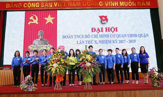 Đại hội Đoàn cơ quan UBND quận Hà Đông lần thứ 10 nhiệm kỳ 2017 – 2019