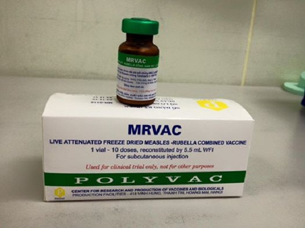 Vắc xin phối hợp sởi-rubella do Việt Nam sản xuất sắp được lưu hành