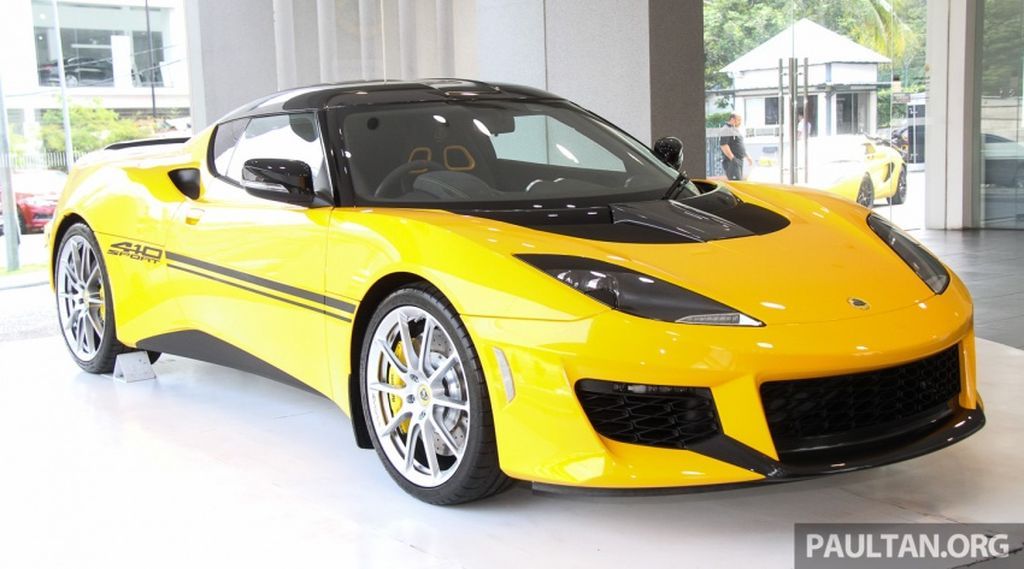 Lotus Evora Sport 410 mới cập bến Malaysia với giá 3,37 tỷ VNĐ