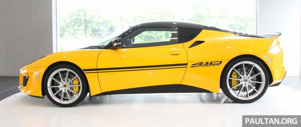 Lotus Evora Sport 410 mới cập bến Malaysia với giá 3,37 tỷ VNĐ