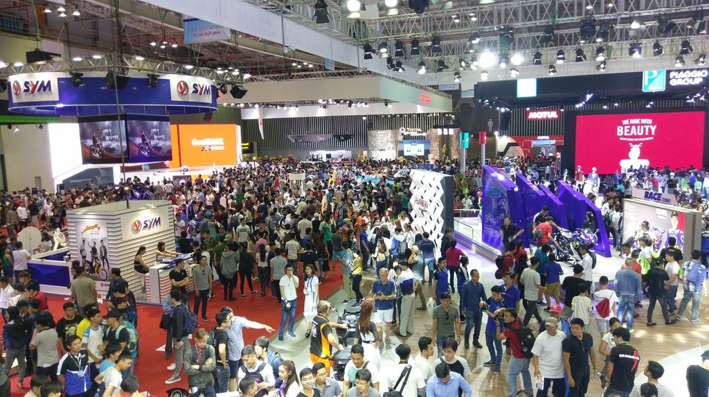 Triển lãm Mô tô, Xe máy Việt Nam 2017 và những con số ấn tượng