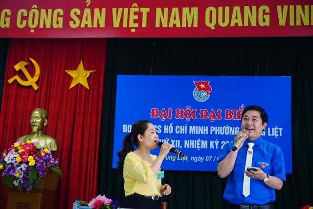 Đại hội đại biểu Đoàn TNCS Hồ Chí Minh phường Trung Liệt: “Đoàn kết - Xung kích - Sáng tạo - Hội nhập - Phát triển”