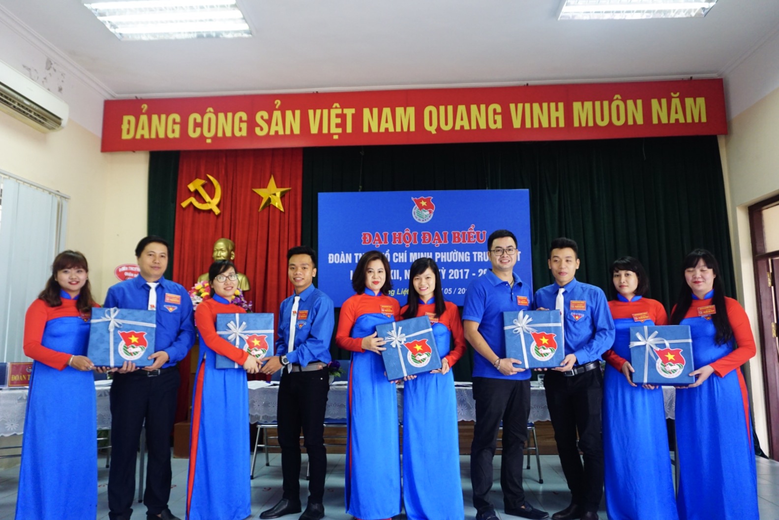 Đại hội đại biểu Đoàn TNCS Hồ Chí Minh phường Trung Liệt: “Đoàn kết - Xung kích - Sáng tạo - Hội nhập - Phát triển”
