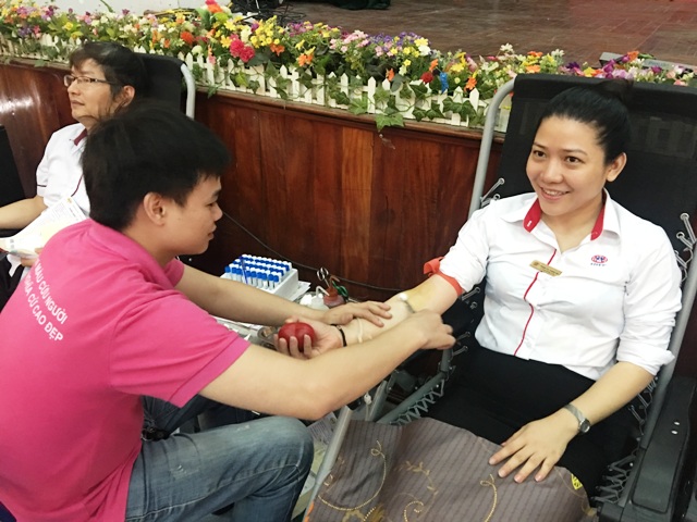 Tuổi trẻ HHT hiến máu tình nguyện