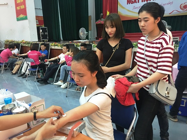Tuổi trẻ HHT hiến máu tình nguyện