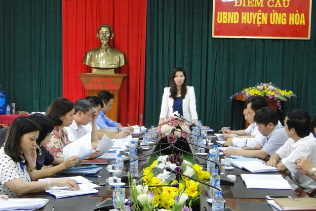 Giám sát việc thực hiện Nghị quyết 05 của HĐND TP tại huyện Đông Anh, Ứng Hòa