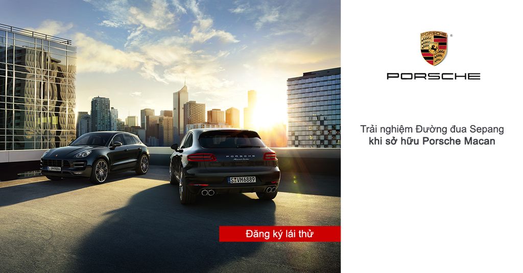 Chương trình lái thử SUV của Porsche và cơ hội trải nghiệm đường đua Sepang