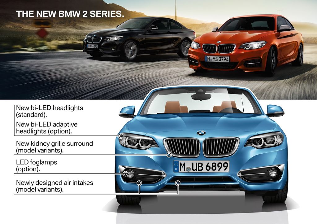 BMW 2-Series và M2 đều nhận được phiên bản nâng cấp 2018