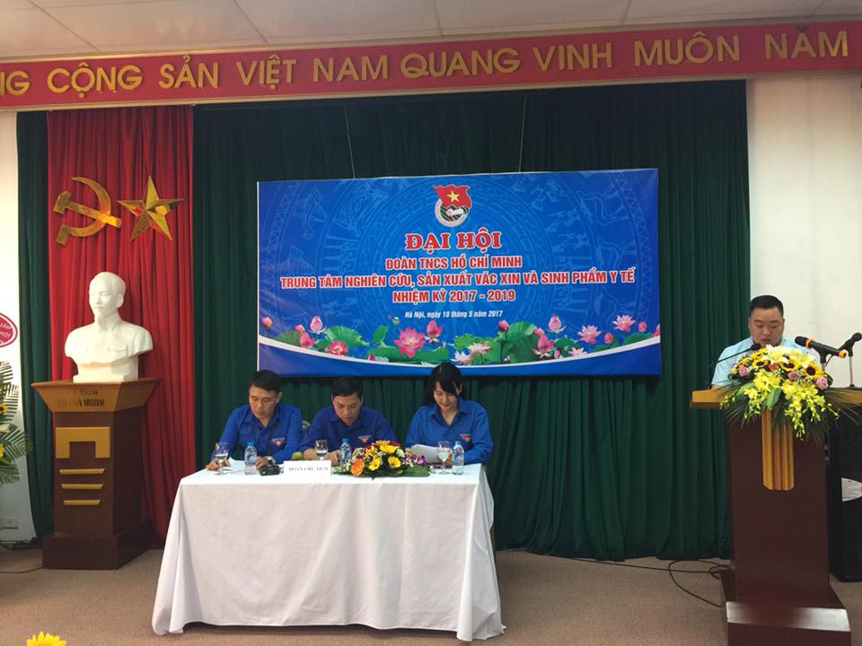 Đại hội Đoàn Trung tâm Nghiên cứu sản xuất văc- xin và sinh phẩm y tế