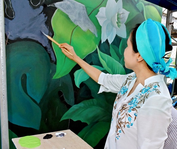 Tranh tường trang trí sân bay Đà Nẵng đoạt giải Ba cuộc thi thiết kế Quốc tế lần thứ 10 tại Hoa Kỳ