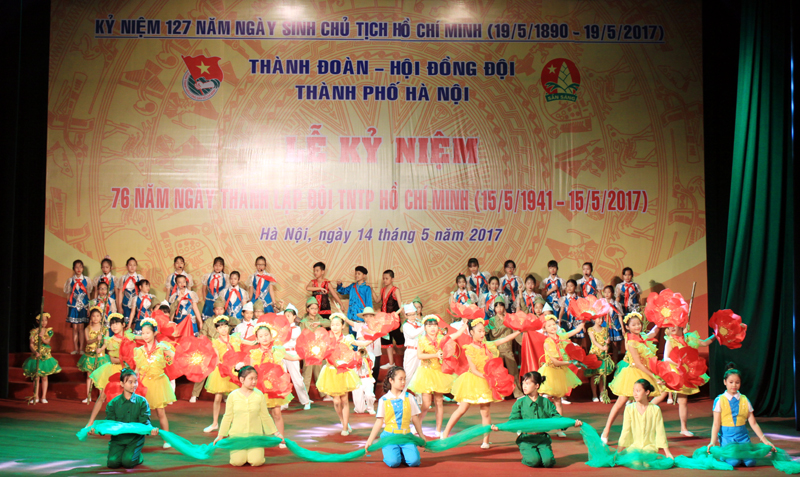 Hà Nội tưng bừng kỷ niệm 76 năm Ngày thành lập Đội TNTP Hồ Chí Minh