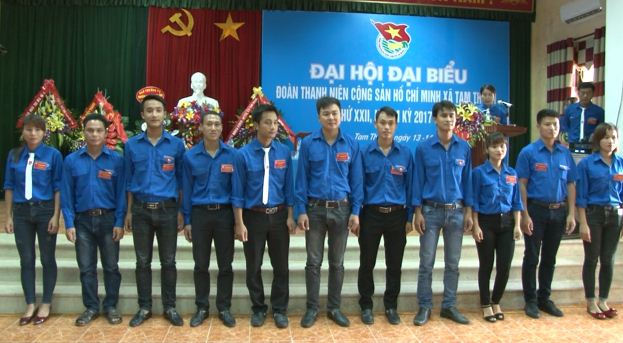 Đồng chí Trịnh Thanh Tuấn được tín nhiệm tiếp tục giữ chức danh Bí thư Đoàn xã Tam Thuấn