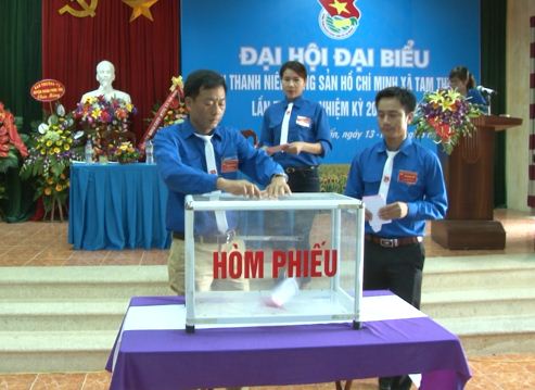 Đồng chí Trịnh Thanh Tuấn được tín nhiệm tiếp tục giữ chức danh Bí thư Đoàn xã Tam Thuấn