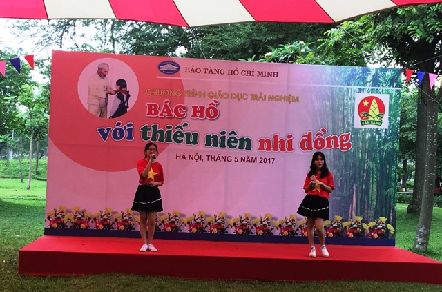 Giáo dục trải nghiệm “Bác Hồ với thiếu niên nhi đồng”