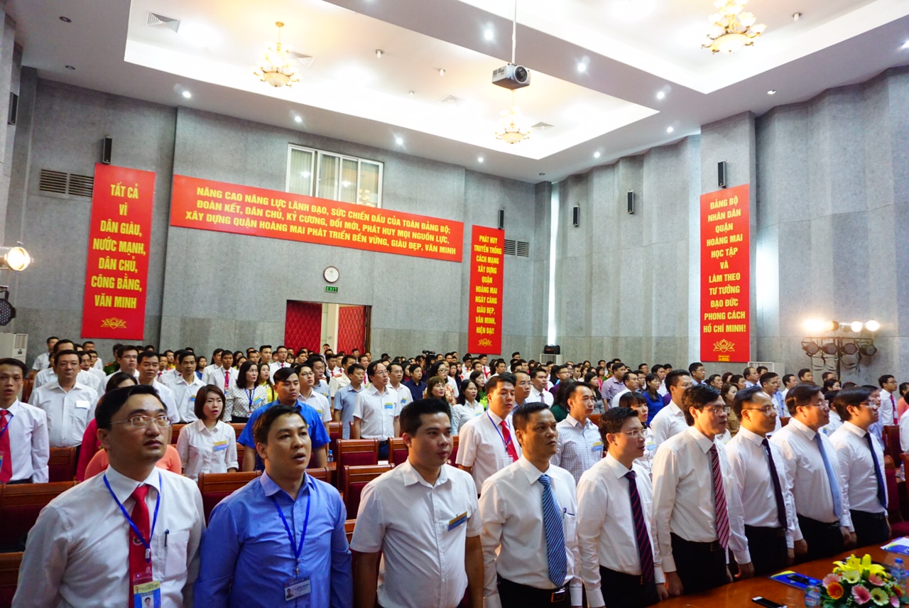 Đồng chí Nguyễn Thái Sơn tái đắc cử chức danh Bí thư Đoàn thanh niên Quận Hoàng Mai