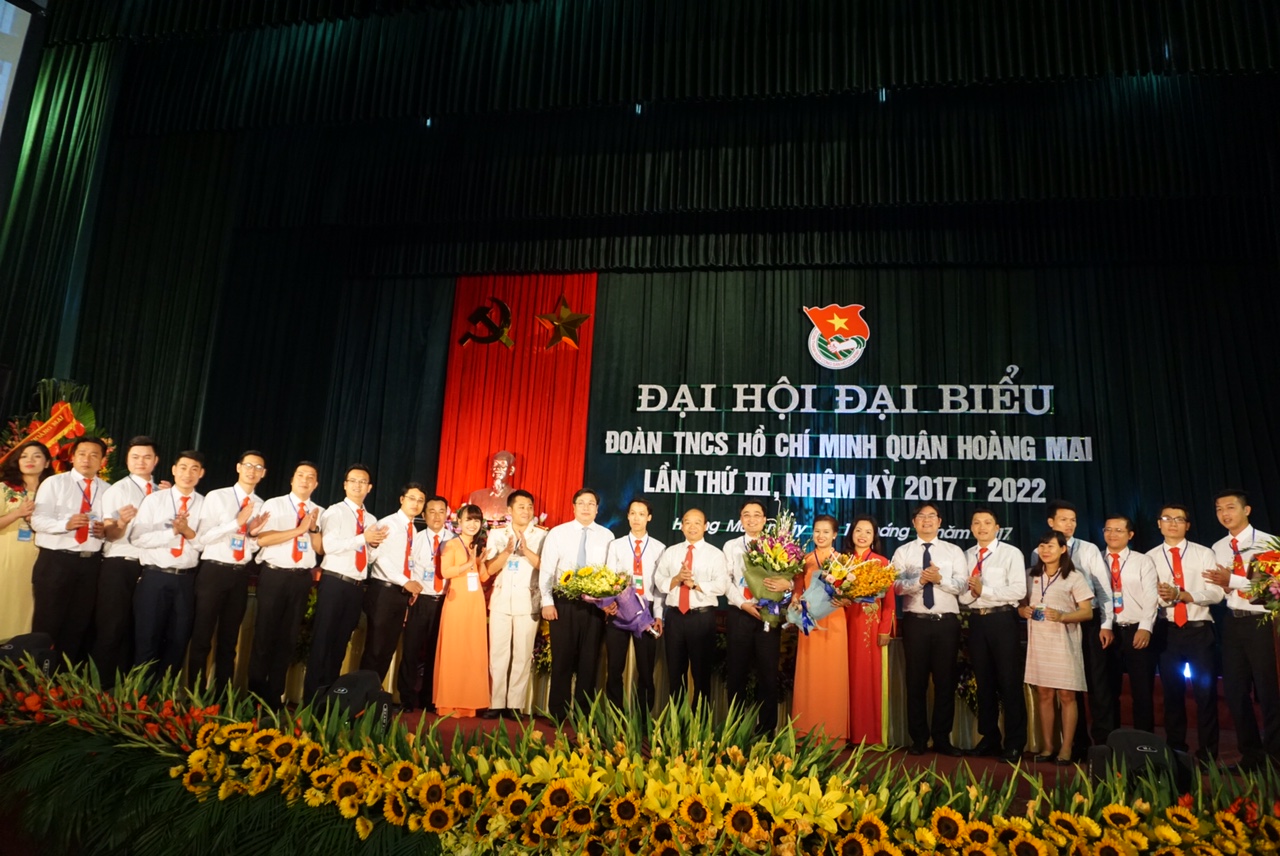 Đồng chí Nguyễn Thái Sơn tái đắc cử chức danh Bí thư Đoàn thanh niên Quận Hoàng Mai